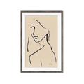 Picture of Side Glance _GroupedProduct_Rectangle_Portrait_Framed_Matted_