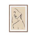 Picture of Side Glance _GroupedProduct_Rectangle_Portrait_Framed_Matted_