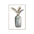 Picture of Feathers in a Vase I _GroupedProduct_Rectangle_Portrait_Framed_Matted_