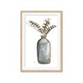 Picture of Feathers in a Vase I _GroupedProduct_Rectangle_Portrait_Framed_Matted_