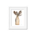 Picture of Feathers in a Vase II _GroupedProduct_Rectangle_Portrait_Framed_Matted_