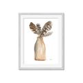 Picture of Feathers in a Vase II _GroupedProduct_Rectangle_Portrait_Framed_Matted_