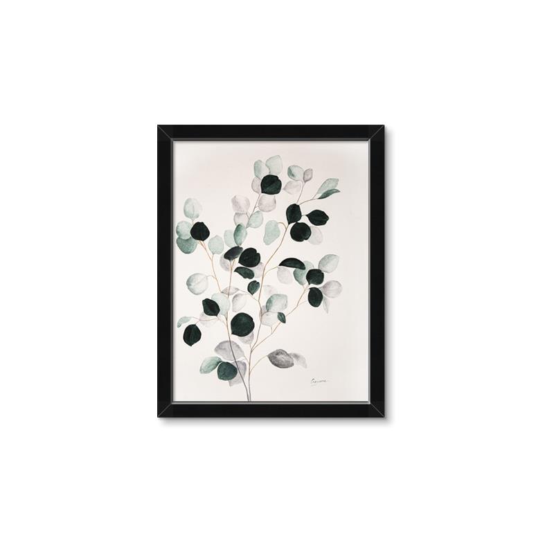Picture of Watercolor Leaves I _GroupedProduct_Rectangle_Portrait_Framed_Matted_