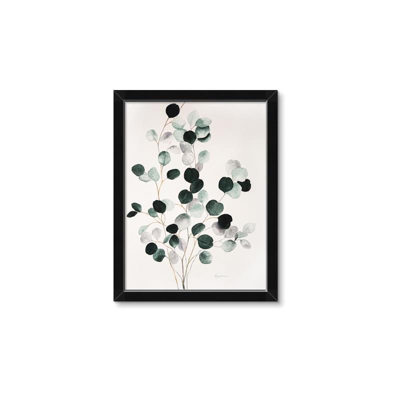 Picture of Watercolor Leaves II _GroupedProduct_Rectangle_Portrait_Framed_Matted_