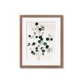 Picture of Watercolor Leaves II _GroupedProduct_Rectangle_Portrait_Framed_Matted_