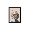 Picture of Floral Face _GroupedProduct_Rectangle_Portrait_Framed_Matted_