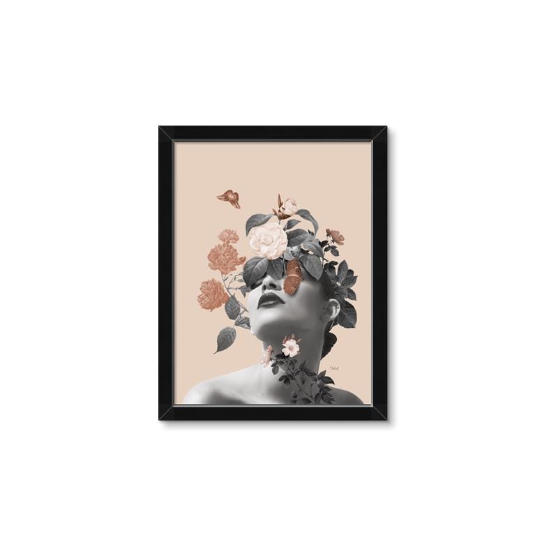 Picture of Floral Face _GroupedProduct_Rectangle_Portrait_Framed_Matted_