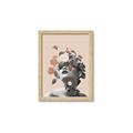 Picture of Floral Face _GroupedProduct_Rectangle_Portrait_Framed_Matted_