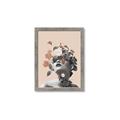 Picture of Floral Face _GroupedProduct_Rectangle_Portrait_Framed_Matted_