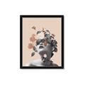 Picture of Floral Face _GroupedProduct_Rectangle_Portrait_Framed_Matted_
