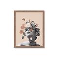 Picture of Floral Face _GroupedProduct_Rectangle_Portrait_Framed_Matted_