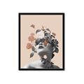 Picture of Floral Face _GroupedProduct_Rectangle_Portrait_Framed_Matted_