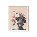 Picture of Floral Face _GroupedProduct_Rectangle_Portrait_Framed_Matted_
