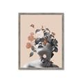 Picture of Floral Face _GroupedProduct_Rectangle_Portrait_Framed_Matted_