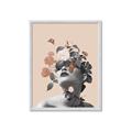 Picture of Floral Face _GroupedProduct_Rectangle_Portrait_Framed_Matted_