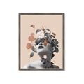Picture of Floral Face _GroupedProduct_Rectangle_Portrait_Framed_Matted_