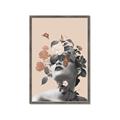 Picture of Floral Face _GroupedProduct_Rectangle_Portrait_Framed_Matted_