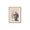 Picture of Floral Face _GroupedProduct_Rectangle_Portrait_Framed_Matted_
