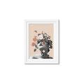 Picture of Floral Face _GroupedProduct_Rectangle_Portrait_Framed_Matted_