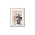 Picture of Floral Face _GroupedProduct_Rectangle_Portrait_Framed_Matted_