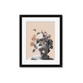 Picture of Floral Face _GroupedProduct_Rectangle_Portrait_Framed_Matted_