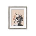 Picture of Floral Face _GroupedProduct_Rectangle_Portrait_Framed_Matted_