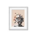 Picture of Floral Face _GroupedProduct_Rectangle_Portrait_Framed_Matted_
