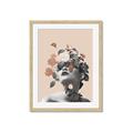 Picture of Floral Face _GroupedProduct_Rectangle_Portrait_Framed_Matted_