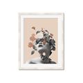 Picture of Floral Face _GroupedProduct_Rectangle_Portrait_Framed_Matted_