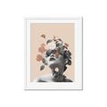 Picture of Floral Face _GroupedProduct_Rectangle_Portrait_Framed_Matted_