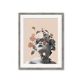 Picture of Floral Face _GroupedProduct_Rectangle_Portrait_Framed_Matted_