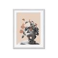Picture of Floral Face _GroupedProduct_Rectangle_Portrait_Framed_Matted_