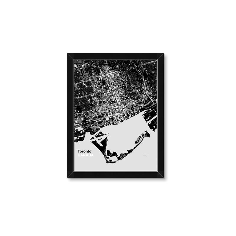 Picture of Toronto B& W _GroupedProduct_Rectangle_Portrait_Framed_Matted_