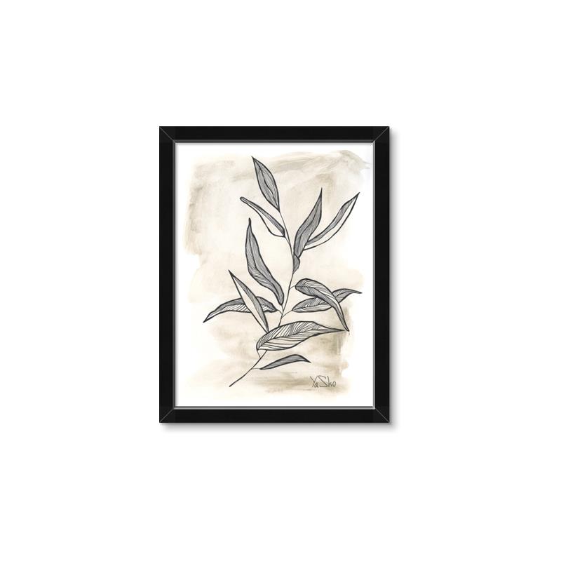 Picture of Antiqued Leaves I _GroupedProduct_Rectangle_Portrait_Framed_Matted_