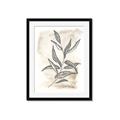 Picture of Antiqued Leaves I _GroupedProduct_Rectangle_Portrait_Framed_Matted_