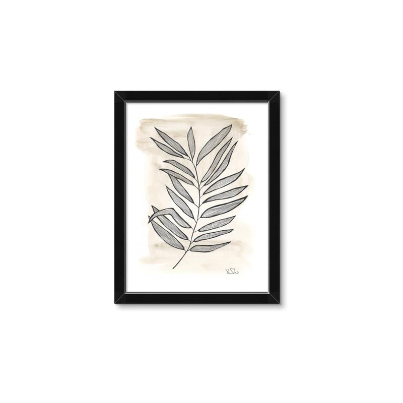 Picture of Antiqued Leaves II _GroupedProduct_Rectangle_Portrait_Framed_Matted_