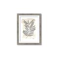 Picture of Antiqued Leaves II _GroupedProduct_Rectangle_Portrait_Framed_Matted_
