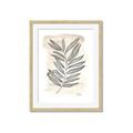 Picture of Antiqued Leaves II _GroupedProduct_Rectangle_Portrait_Framed_Matted_