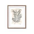 Picture of Antiqued Leaves II _GroupedProduct_Rectangle_Portrait_Framed_Matted_