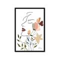 Picture of See Through the Flowers I _GroupedProduct_Rectangle_Portrait_Framed_Matted_