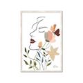 Picture of See Through the Flowers I _GroupedProduct_Rectangle_Portrait_Framed_Matted_