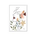 Picture of See Through the Flowers I _GroupedProduct_Rectangle_Portrait_Framed_Matted_