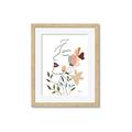 Picture of See Through the Flowers I _GroupedProduct_Rectangle_Portrait_Framed_Matted_