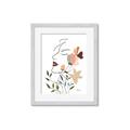 Picture of See Through the Flowers I _GroupedProduct_Rectangle_Portrait_Framed_Matted_