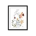 Picture of See Through the Flowers I _GroupedProduct_Rectangle_Portrait_Framed_Matted_