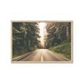 Picture of Foggy Straight Redwood Highway _GroupedProduct_Rectangle_Landscape_Photography _GroupedProduct_Rectangle_Landscape_Framed_Matted_
