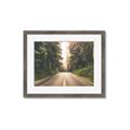 Picture of Foggy Straight Redwood Highway _GroupedProduct_Rectangle_Landscape_Photography _GroupedProduct_Rectangle_Landscape_Framed_Matted_