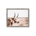 Picture of Annie, the Spotted Cow III _GroupedProduct_Rectangle_Landscape_Photography _GroupedProduct_Rectangle_Landscape_Framed_Matted_