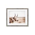 Picture of Annie, the Spotted Cow III _GroupedProduct_Rectangle_Landscape_Photography _GroupedProduct_Rectangle_Landscape_Framed_Matted_