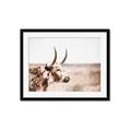 Picture of Annie, the Spotted Cow III _GroupedProduct_Rectangle_Landscape_Photography _GroupedProduct_Rectangle_Landscape_Framed_Matted_